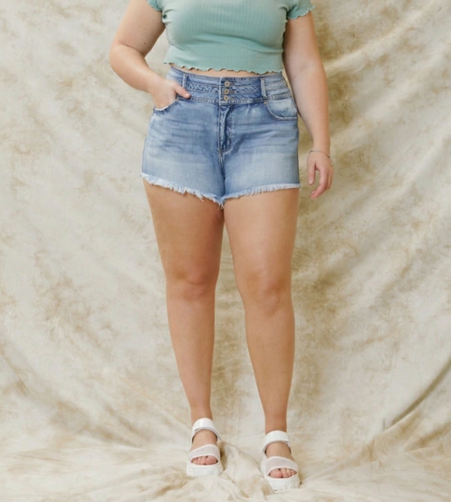Kancan Tilly High Rise Shorts - Picture 2 of 12